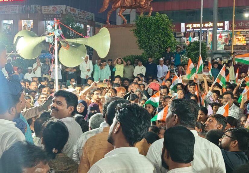 nilanga vijay rally